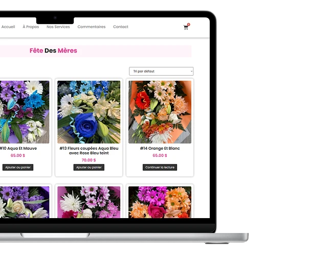 Développement de boutique en ligne e-commerce optimisée